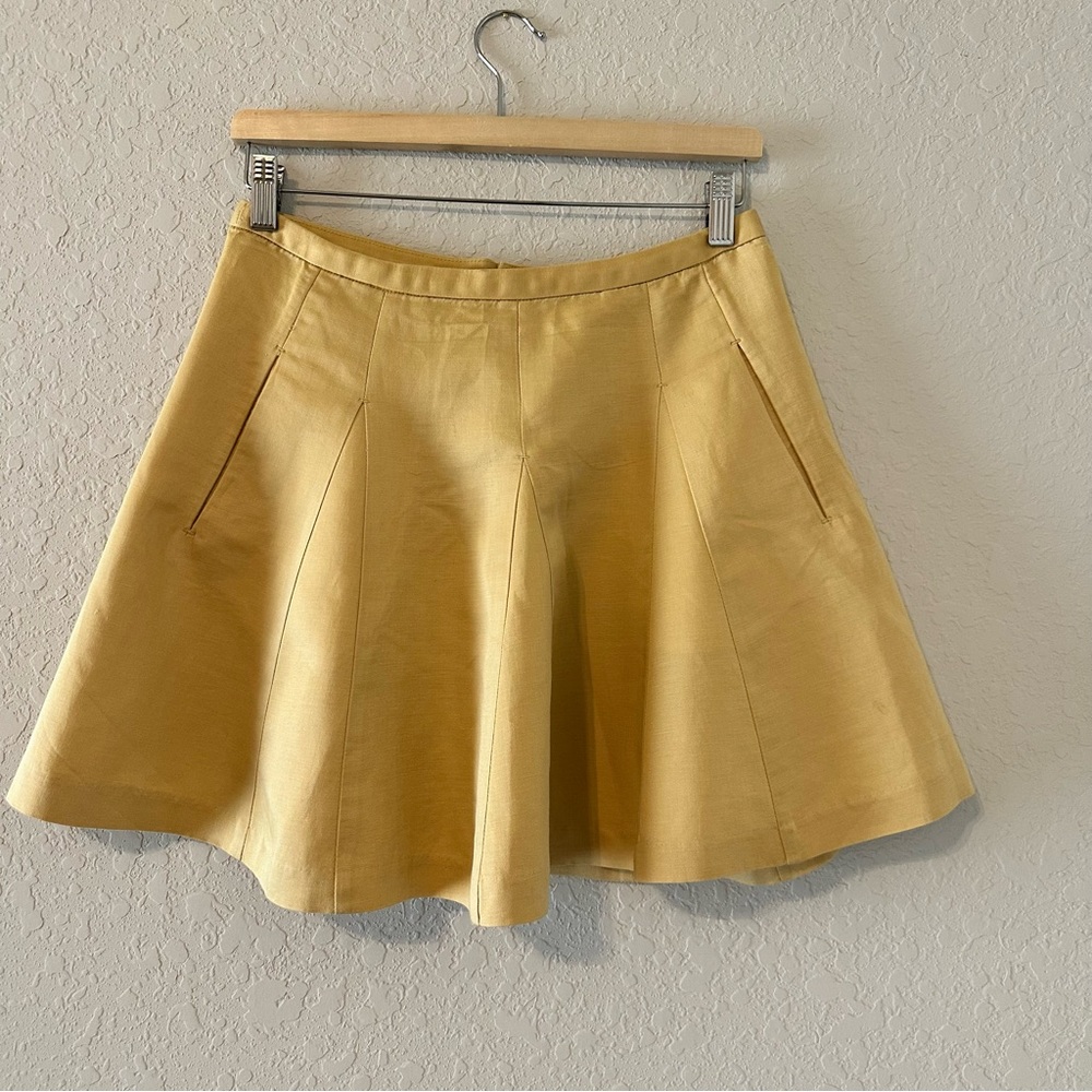 J. Crew Golden Yellow Mini Skirt